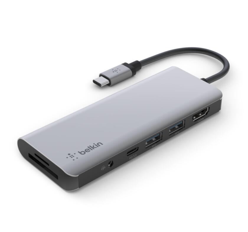 Belkin CONNECT™ USB-C-7-in-1-Multiport-Hub-Adapter Belkin CONNECT™ USB-C-7-in-1-Multiport-Hub-Adapter